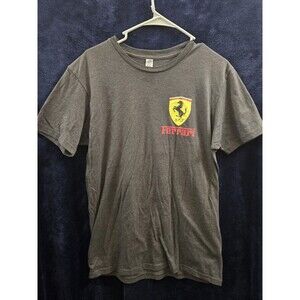Medium Ferrari Race T-Shirt Gray Unisex  Formula One Hamilton F1 Team Grand Prix